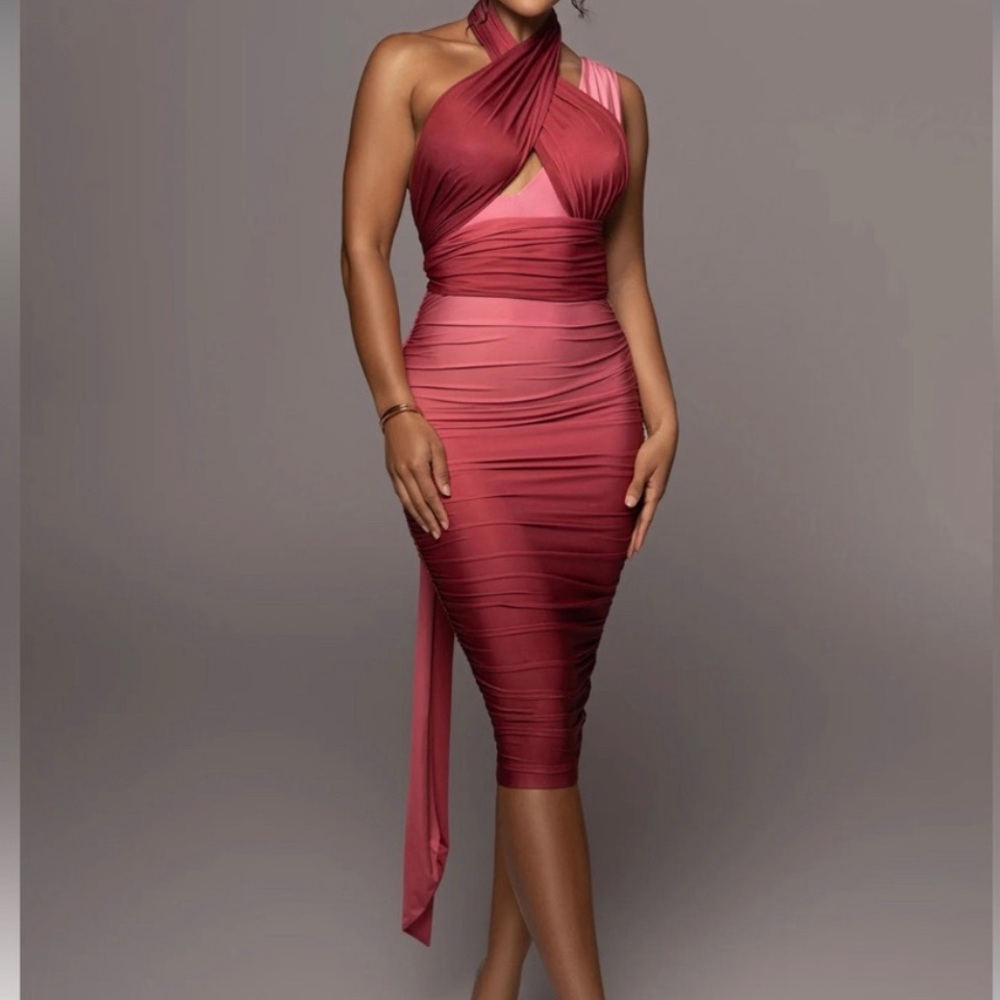 JLUXLABEL Edge of Romance Midi Dress